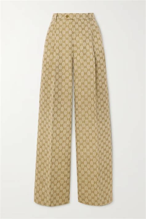 cheap gucci pants|Gucci wide leg pants.